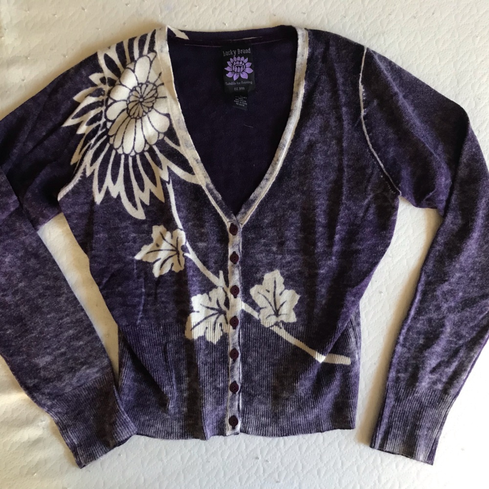 Lucky Brand wool sweater size L Large